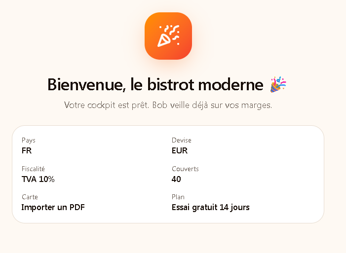 Onboarding sur-mesure